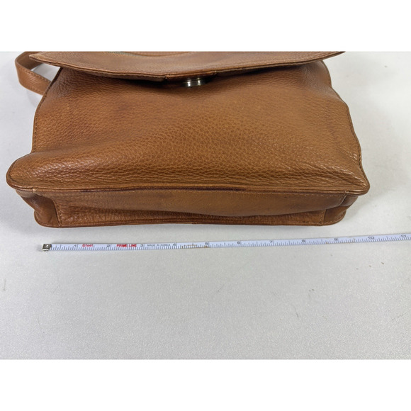 Fossil 75082 Crossbody Messenger Bag Envelope Camel Boho Leather Travel Cargo - Picture 6 of 16